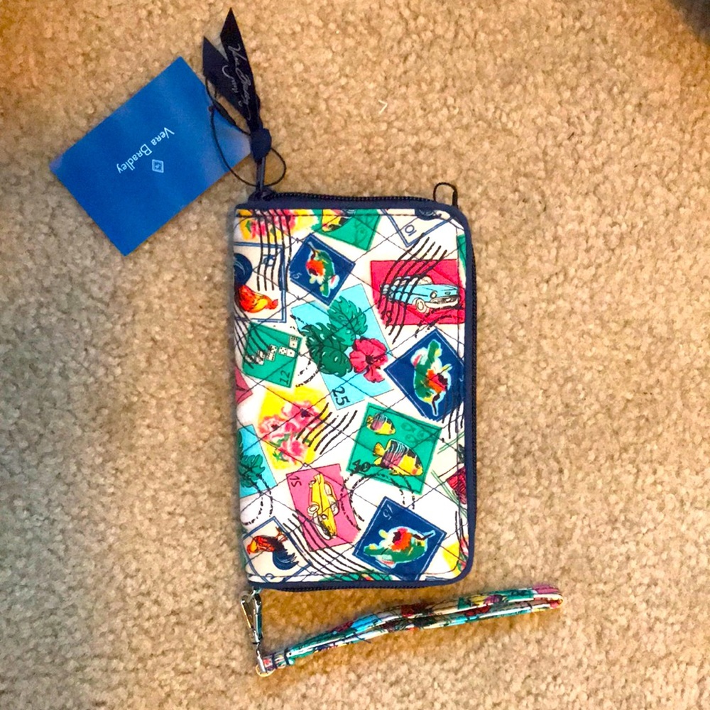 Vera Bradley Stamp Print Wallet/Wristlet